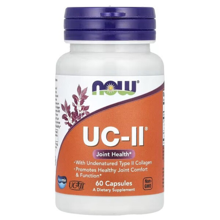 Now Foods UC-II Undenatured Type II Collagen, 60 kapsler