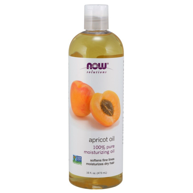 Now Foods Abrikosolie, 473 ml