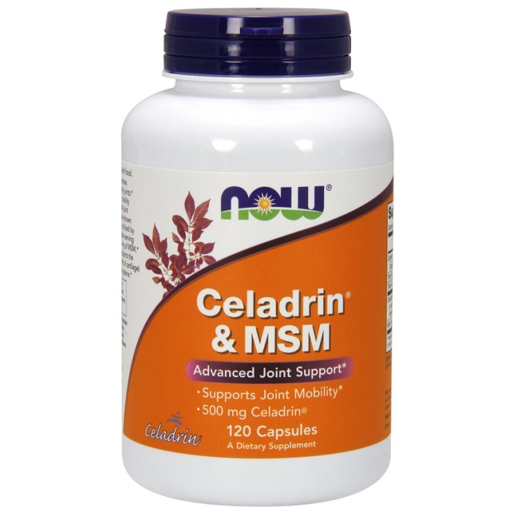 Now Foods Celadrin & MSM, 500 mg, 120 kapsler