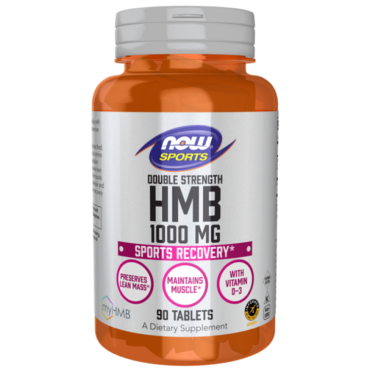 Now Foods HMB, 1000 mg, 90 tabletter