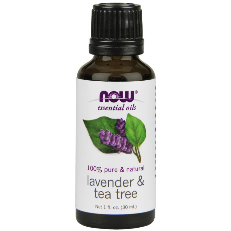 Now Foods æterisk olie, Lavendel og Tea Tree Olie, 30 ml