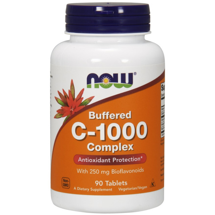 Now Foods Vitamin C-1000 Complex med 250 mg Bioflavonoids, 90 tabletter