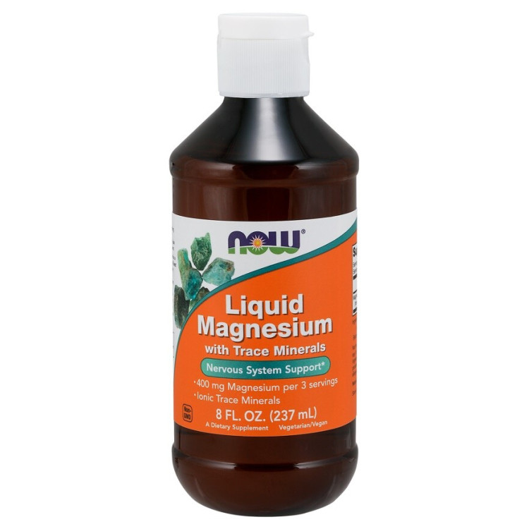 Now Foods Flydende Magnesium, 237 ml