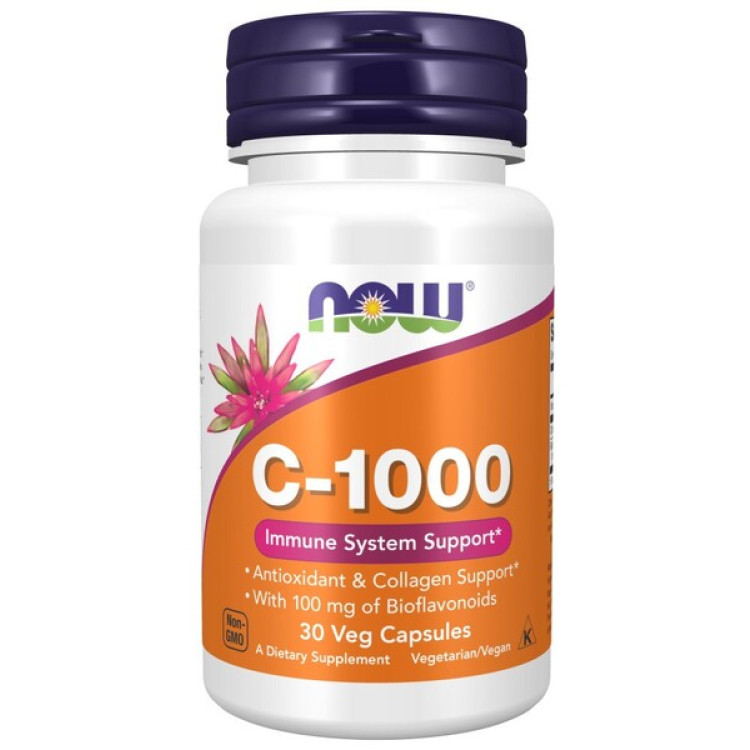 Now Foods C-1000, 30 kapsler