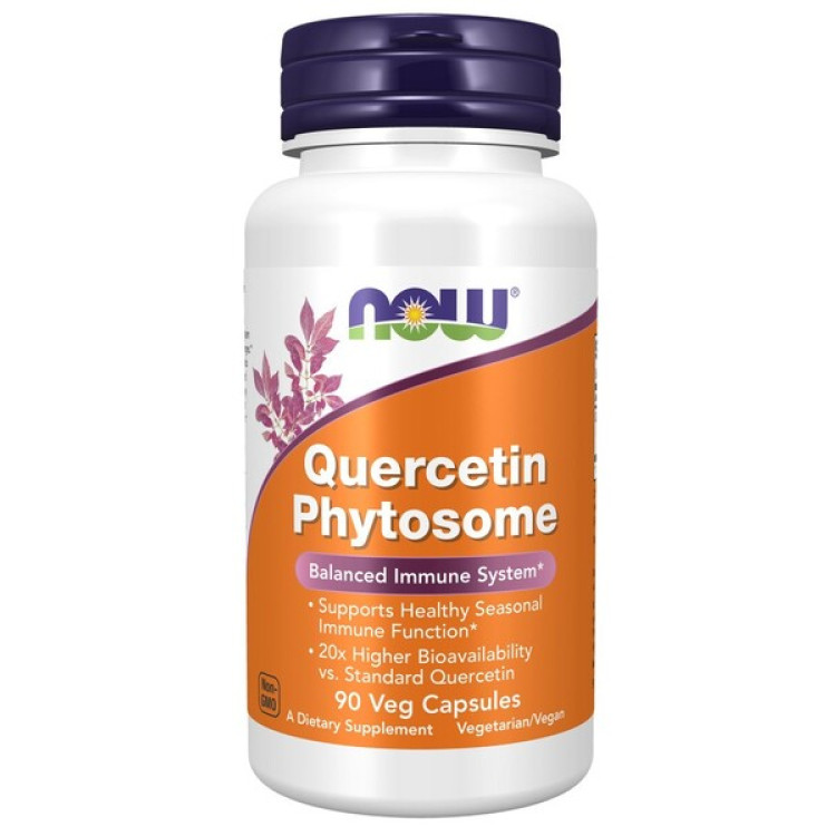 Now Foods Quercetin Phytosome, 90 kapsler