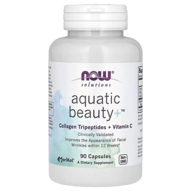 Now Foods Aquatic Beauty+, 90 kapsler