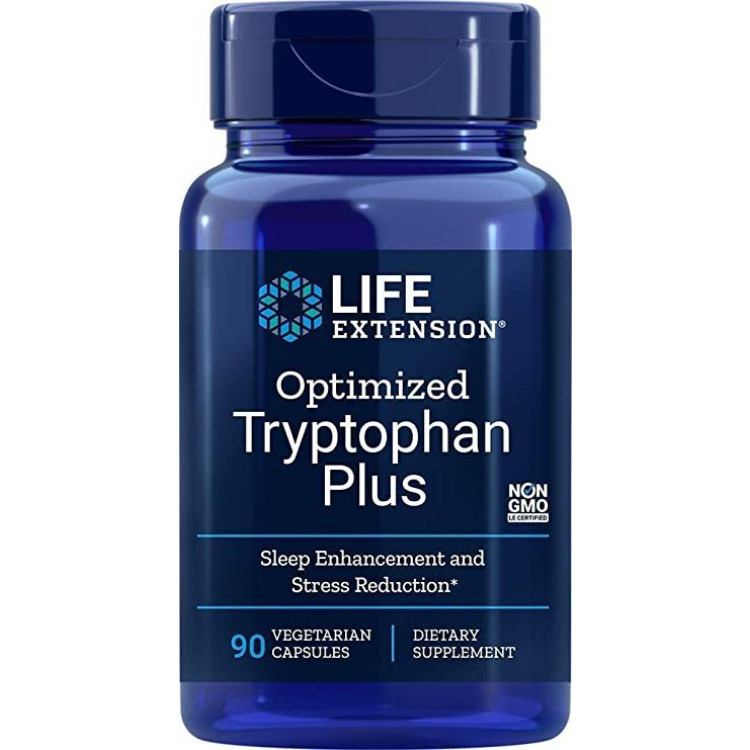 Life Extension Optimeret Tryptofan Plus, 90 kapsler