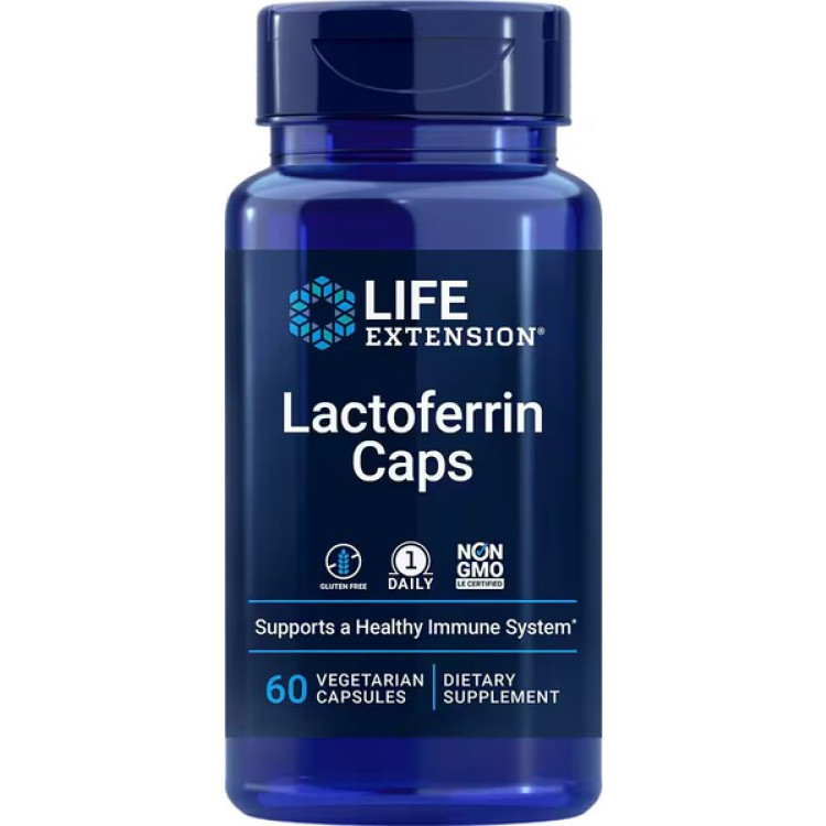 Life Extension Lactoferrin, 60 kapsler