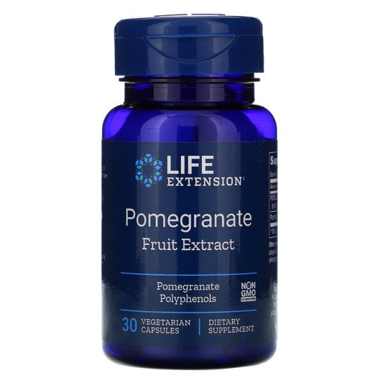 Life Extension Granatæble Frugt Ekstrakt, 30 kapsler