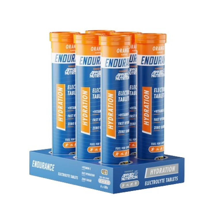 Applied Nutrition Endurance Hydration Elektrolyt, 6 x 20 brusetabletter