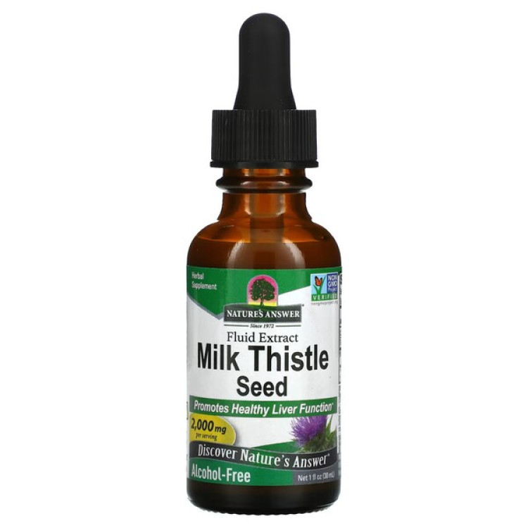 Nature's Answer Marietidsel Frø Ekstrakt, 2000 mg, 30 ml