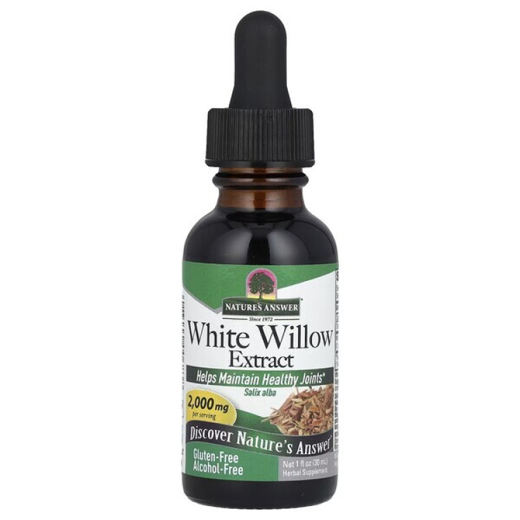Nature's Answer Hvid Pil Ekstrakt, 2000 mg, 30 ml