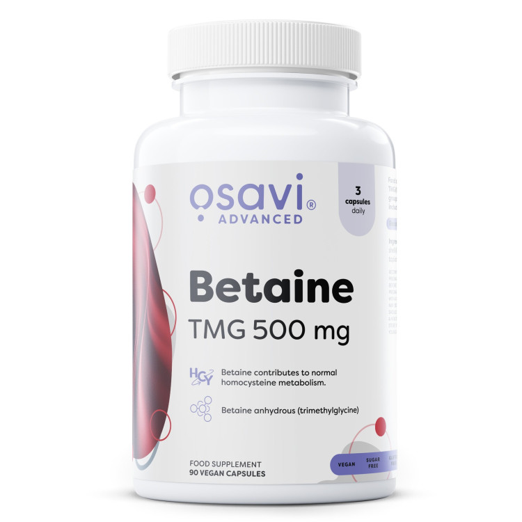 Osavi Betain TMG 500 mg, 90 vegankapsler