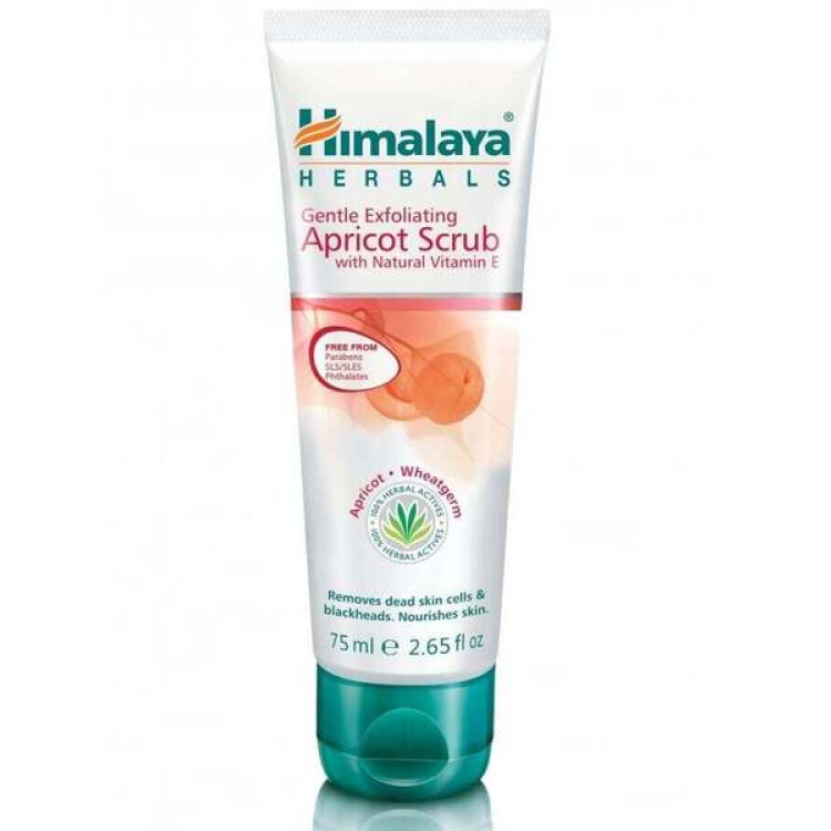 Himalaya Mild Eksfolierende Abrikos Scrub, 75 ml