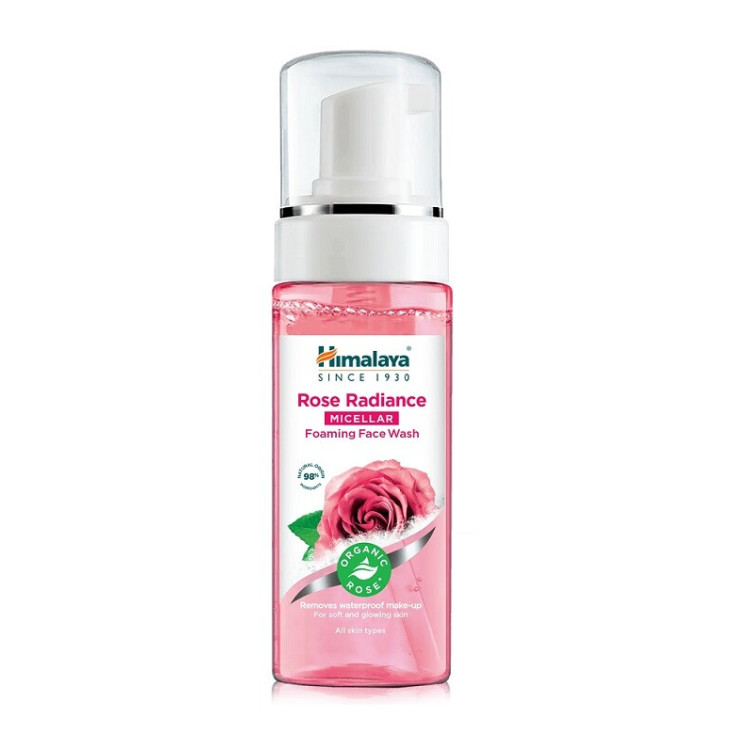 Himalaya Rose Radiance Micellær Skummende Ansigtsvask, 150 ml