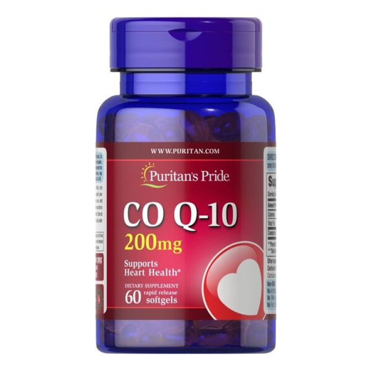 Puritans Pride CoQ10, 200 mg, 60 kapsler