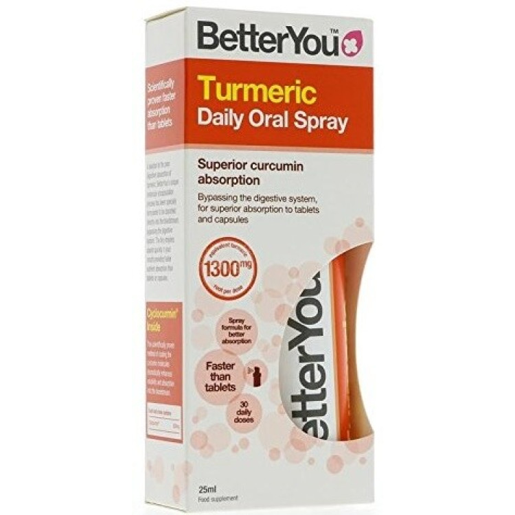BetterYou Gurkemeje mundspray, 25 ml