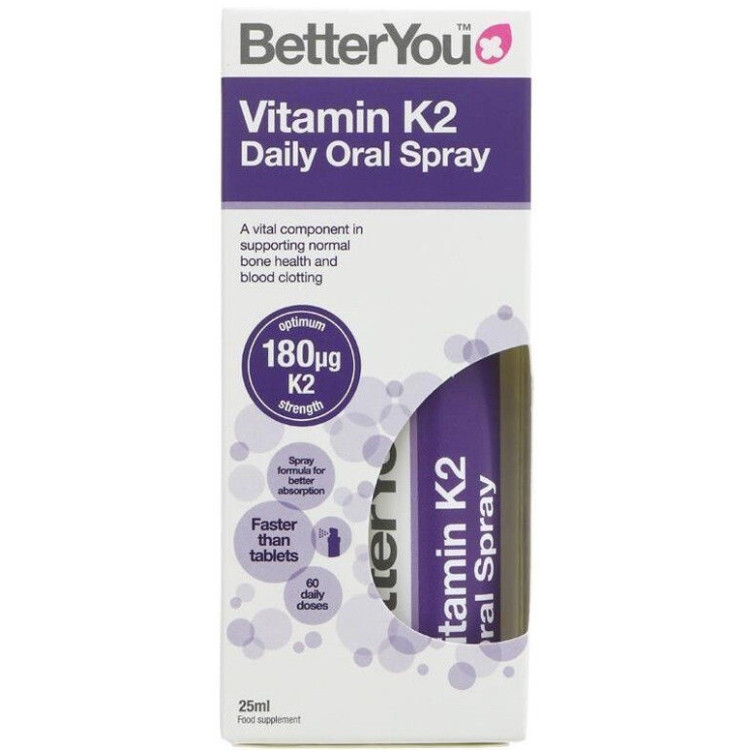 BetterYou Vitamin K2 Oral Daglig spray, 25 ml
