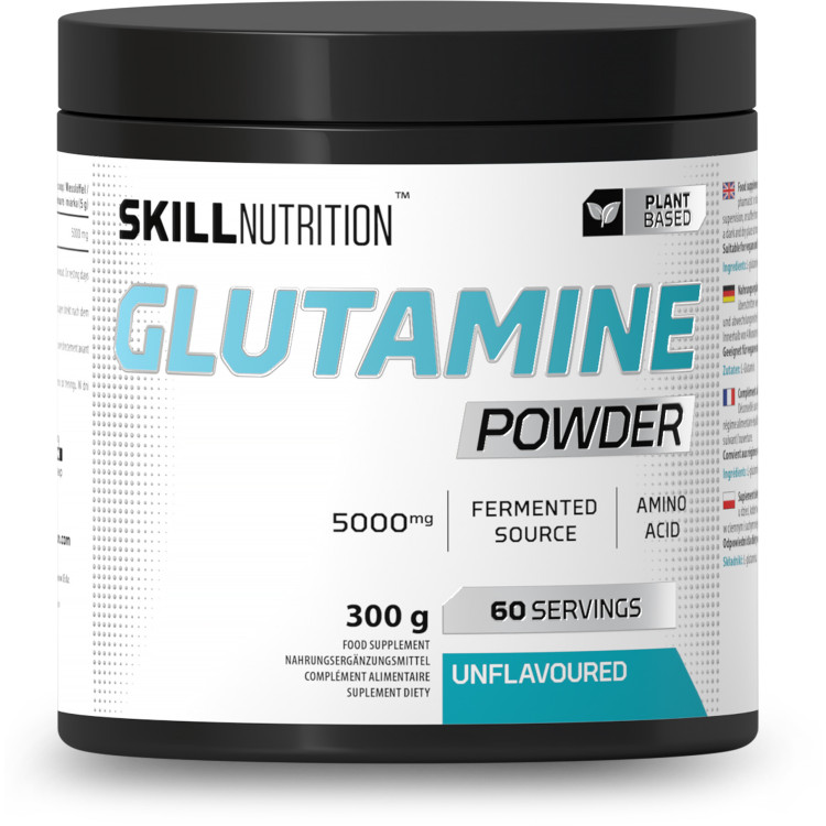 Skill Nutrition Glutamin pulver, 300 gram