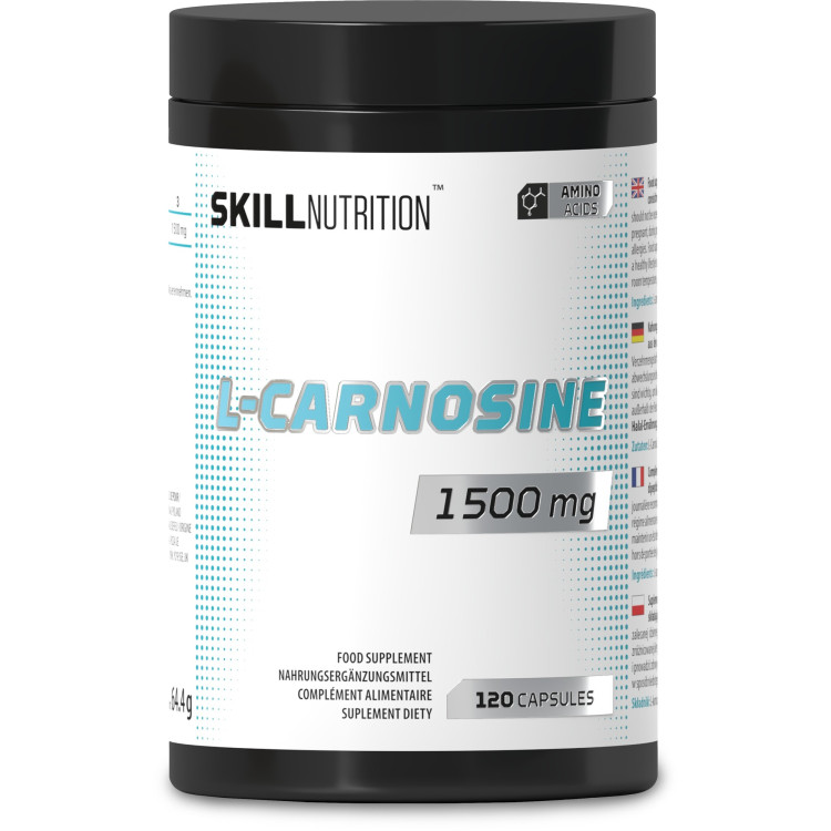 Skill Nutrition L-Carnosin 1500 mg, 120 vegankapsler