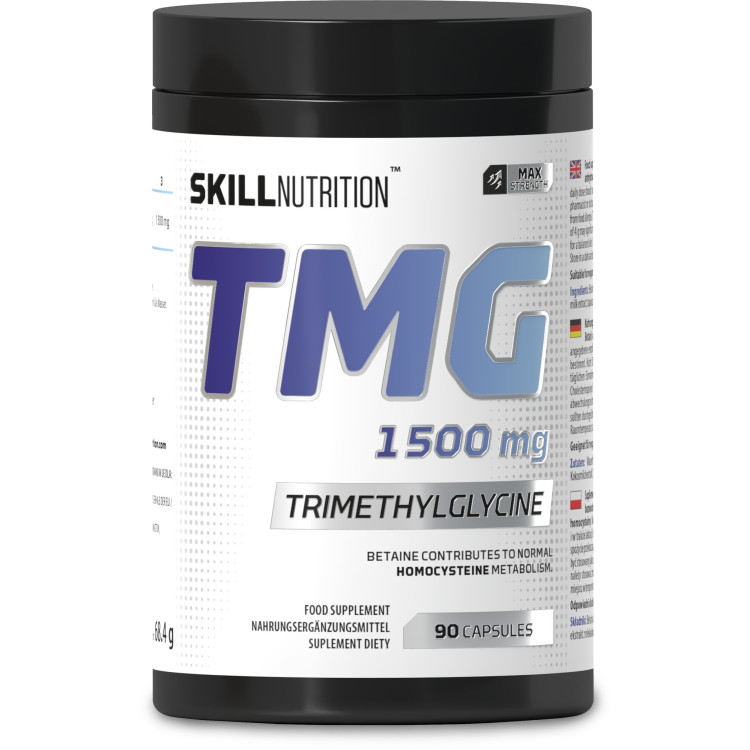 Skill Nutrition TMG Trimethylglycin 1500 mg, 90 vegankapsler