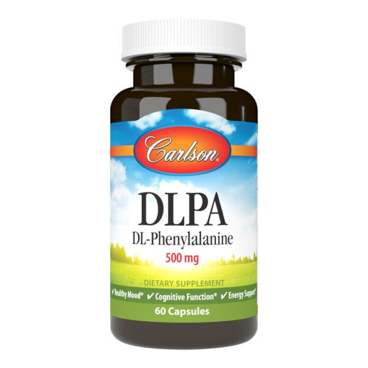 Carlson Labs DLPA, 500 mg, 60 kapsler