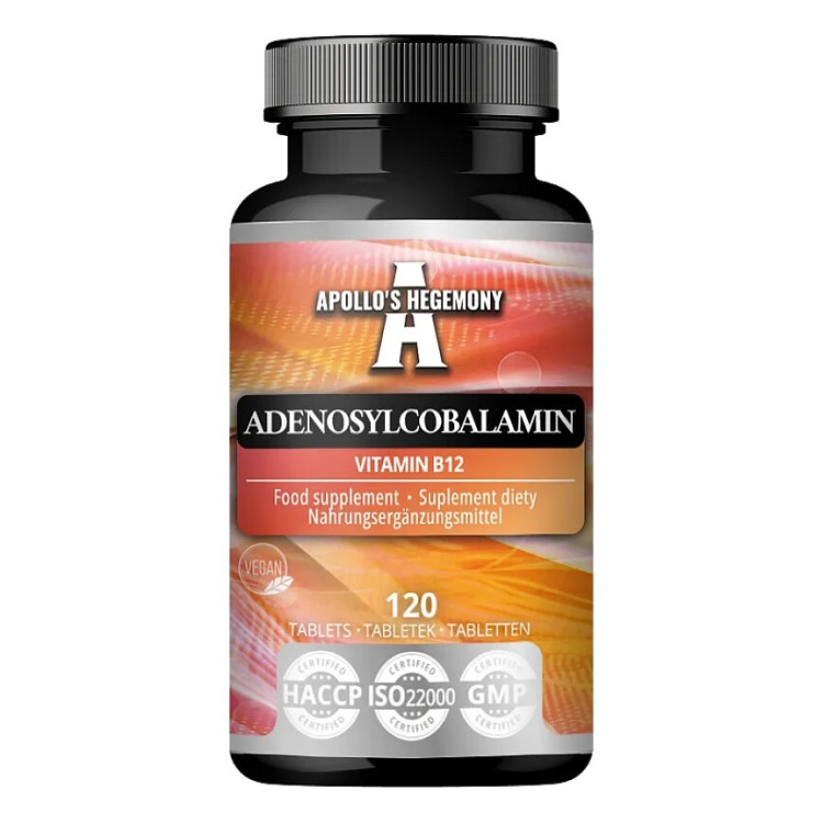 Apollo's Hegemony Adenosylcobalamin Vitamin B12, 120 tabletter