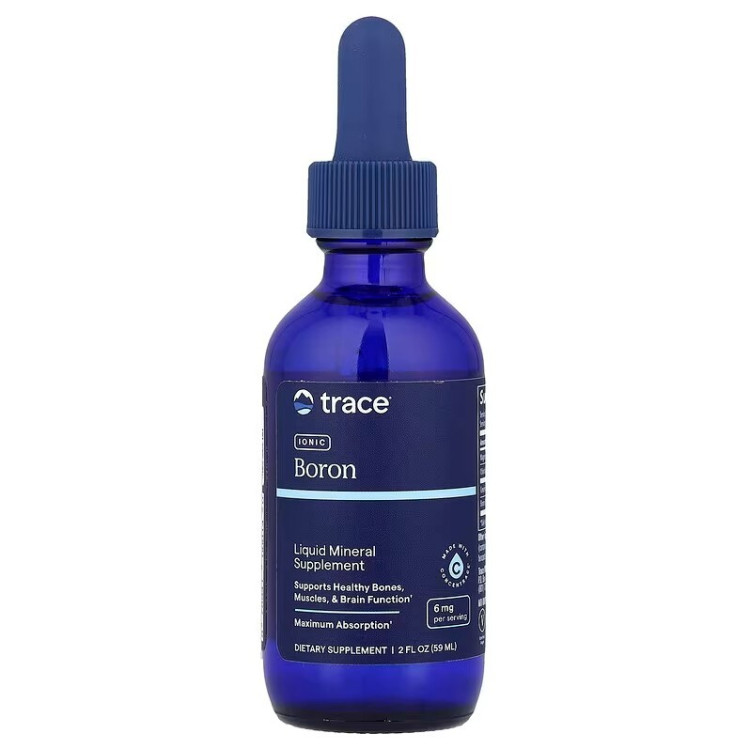 Trace Minerals Ionisk Bor, 6 mg, 59 ml