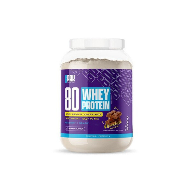 6 Pak 80 Whey Protein, 2000 gram