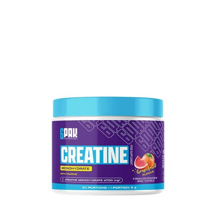 6 Pak Kreatin Monohydrat, 300 gram