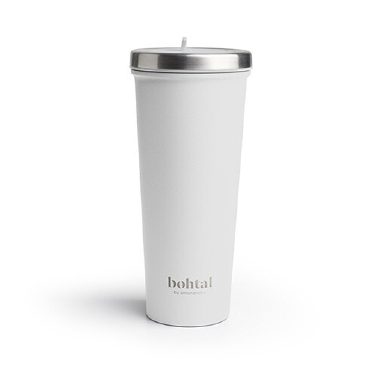 Smartshake Bohtal Isoleret Termokop, Hvid, 750 ml