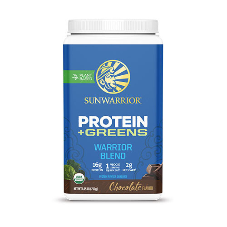 Sunwarrior Warrior Blend + Greens Økologisk, 750 gram
