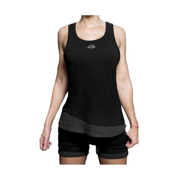 Body Engineers Aurora Dobbelt Tanktop, Sort