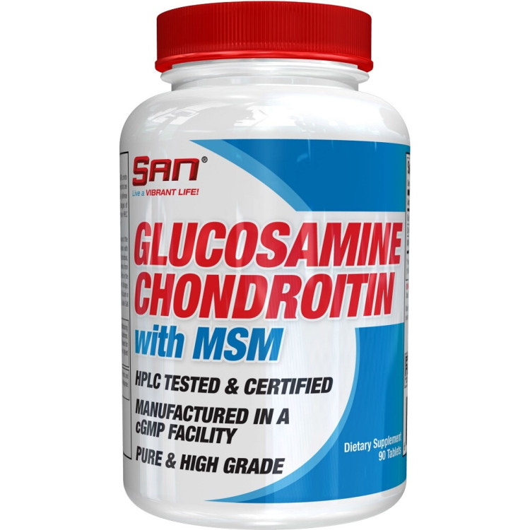 SAN Glucosamin Chondroitin med MSM, 90 tabletter