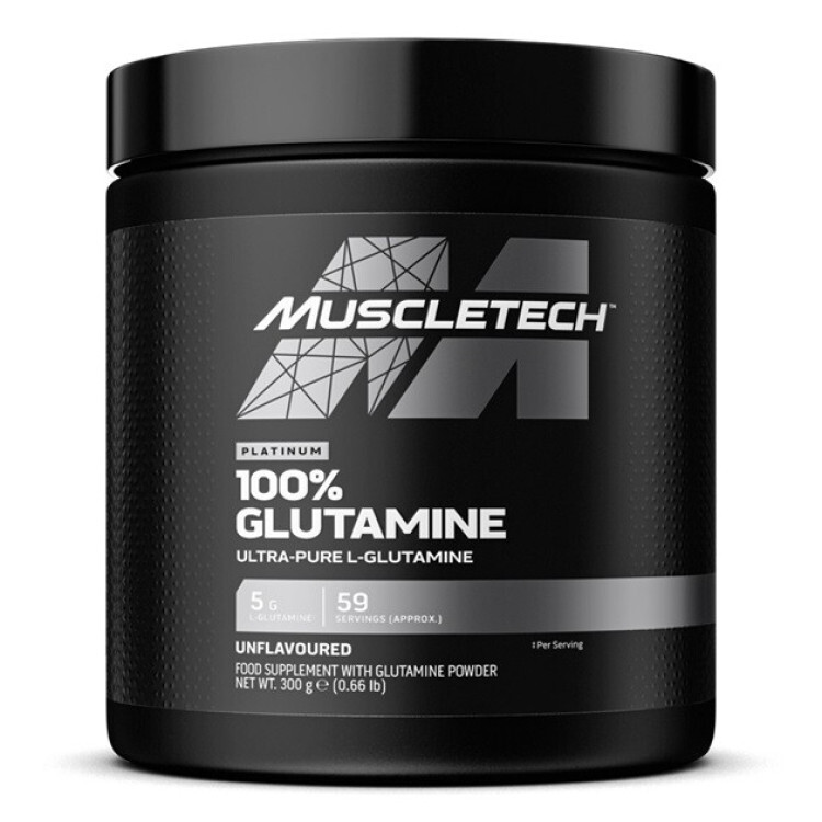 Muscletech Platinum 100% Glutamin, 300 gram
