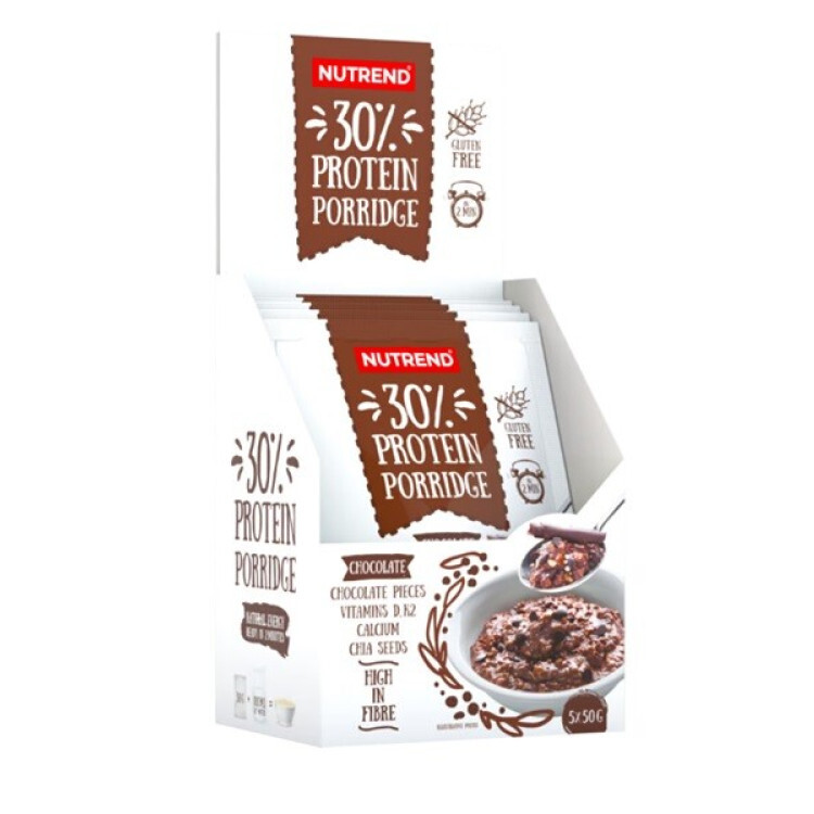 Nutrend 30% Protein Grød, 5 x 50 g