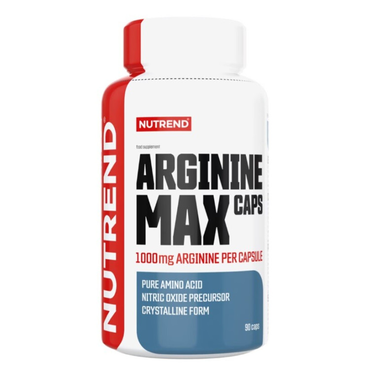 Nutrend Arginin Max kapsler, 1000 mg, 90 kapsler