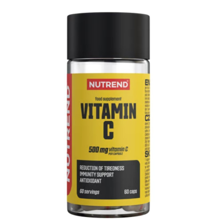 Nutrend Vitamin C, 500 mg, 60 kapsler