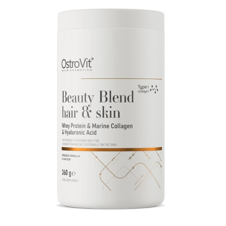 OstroVit Beauty Blend Hår & Hud, 360 gram