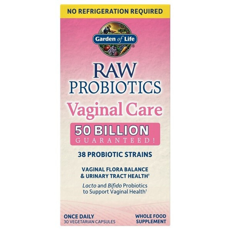 Garden of Life Raw Probiotics Vaginal Pleje, 30 kapsler
