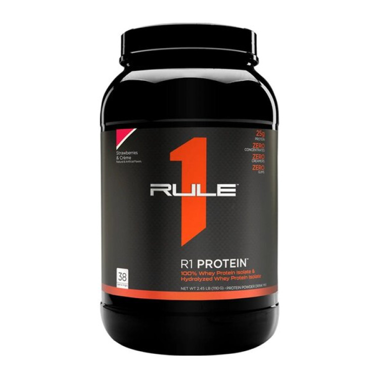 Rule One R1 Protein, Strawberries og Creme, 1110 gram