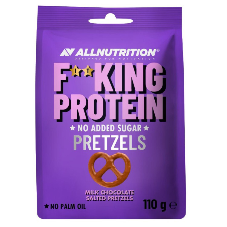 Allnutrition Fitking Protein Saltkringler, Milk Chocolate Salted, 110 gram