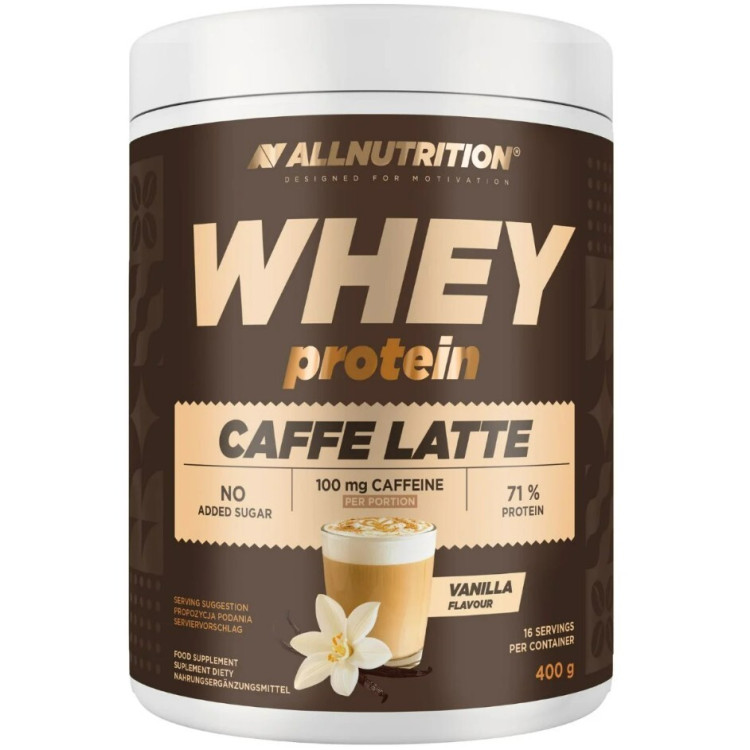 Allnutrition Whey Protein Caffe Latte, Vanilla, 400 gram