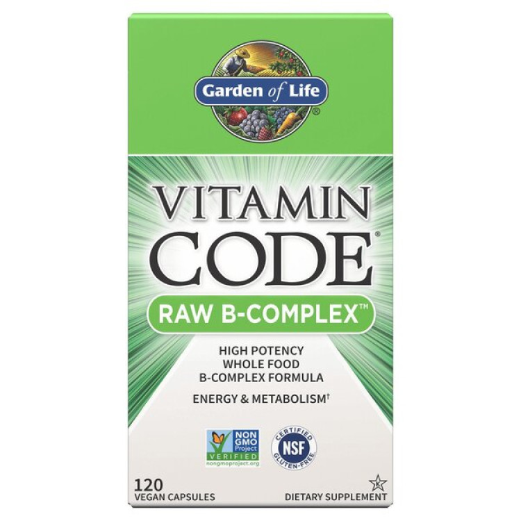 Garden of Life Vitamin Code Raw B-Complex, 120 kapsler
