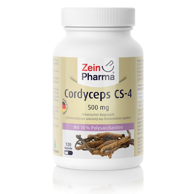 Zein Cordyceps CS-4 500 mg, 120 kapsler