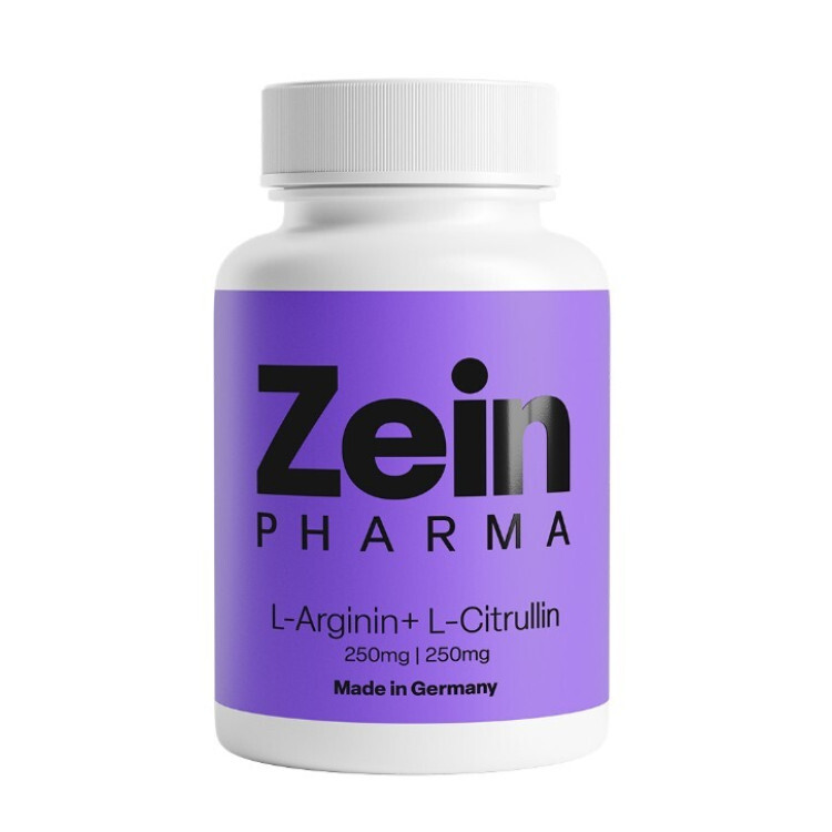 Zein L-Arginine + L-Citrulline, 500 mg, 90 kapsler