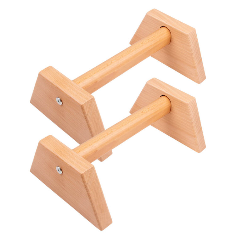 Armbøjningsgreb i bøgetræ, 2 stk