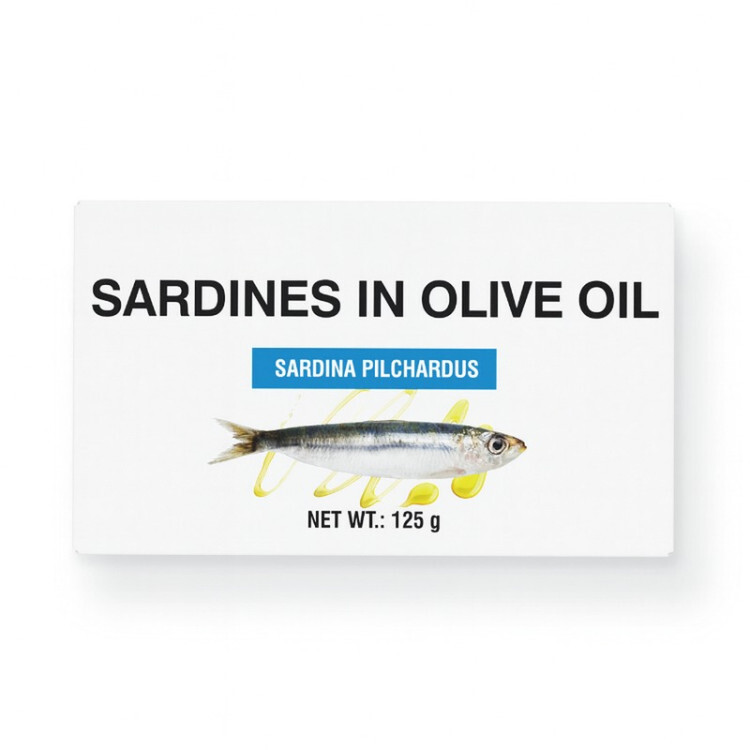Sardiner i olivenolie (125 g)