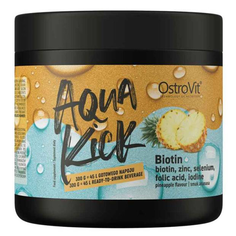 OstroVit Aqua Kick Biotin, Pineapple, 300 gram