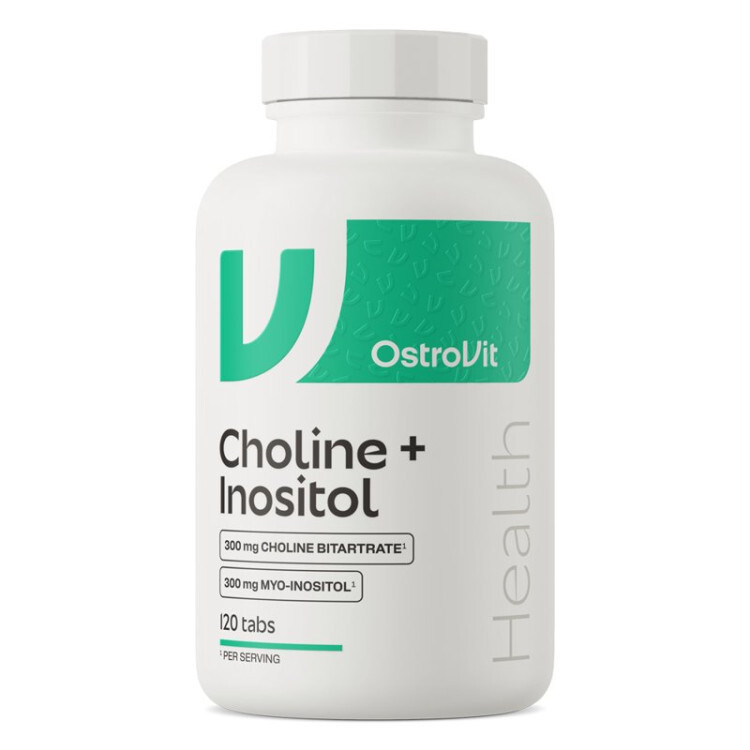 OstroVit Choline + Inositol 300 mg, 120 tabletter